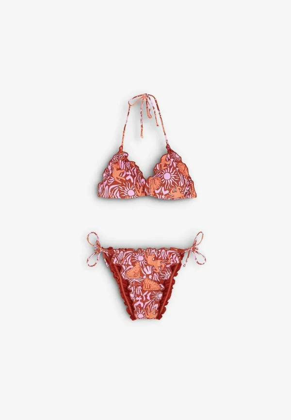 Sale Scalpers Ruffle Print Bikini