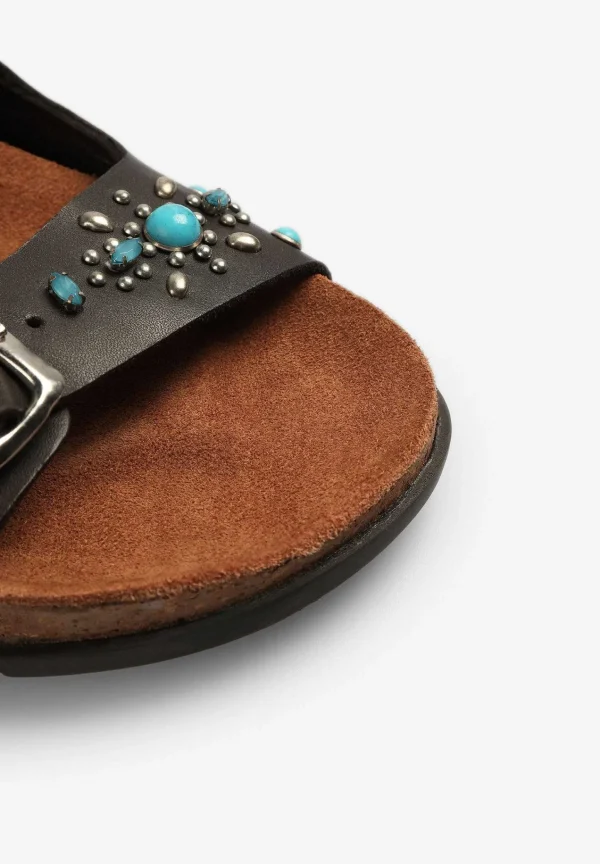 Sale Scalpers Sandalias Piel Hebilla Tachas