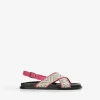 Sale Scalpers Sandalias Planas Cruzadas