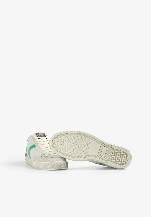 Discount Scalpers Sneakers Altas Detalles Metalizados