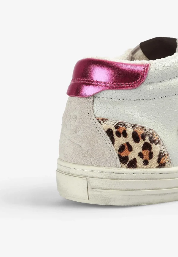 Discount Scalpers Sneakers Altas Detalles Metalizados