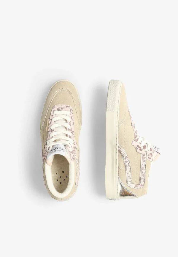 New Scalpers Sneakers Animal Print Detalle Metalizado