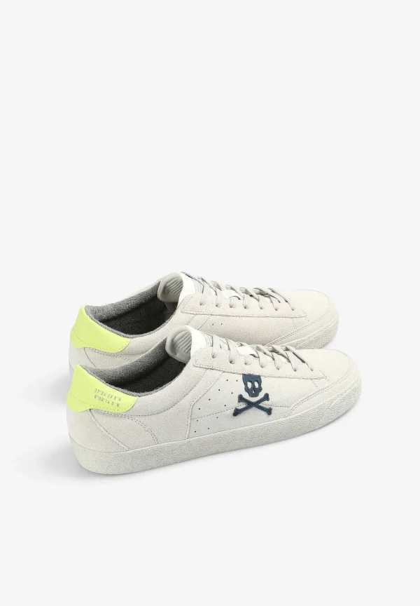 New Scalpers Sneakers Bajas Calavera Lateral