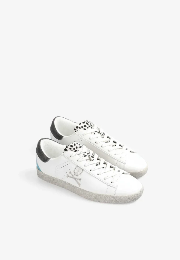 Outlet Scalpers Sneakers Bajas Detalle Animal Print