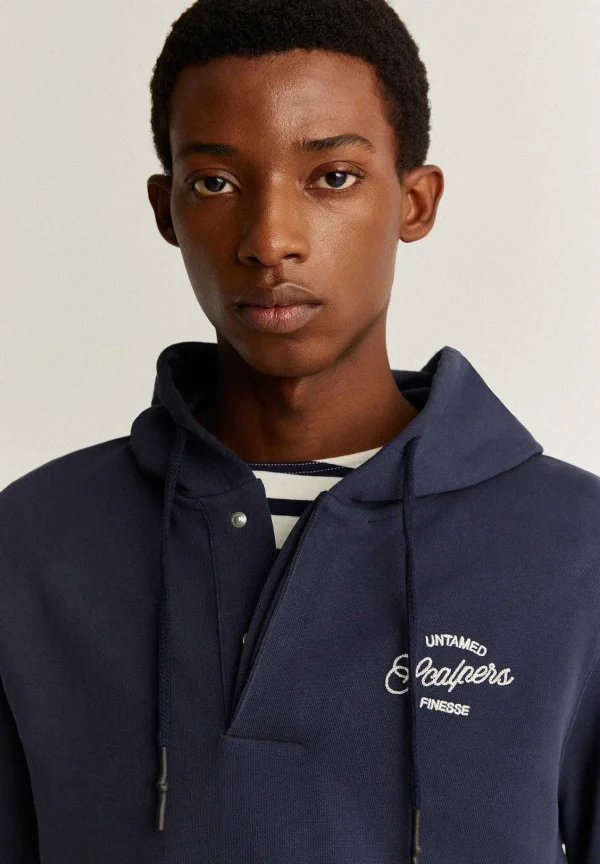Sale Scalpers Sudadera Capucha Bordado Pecho