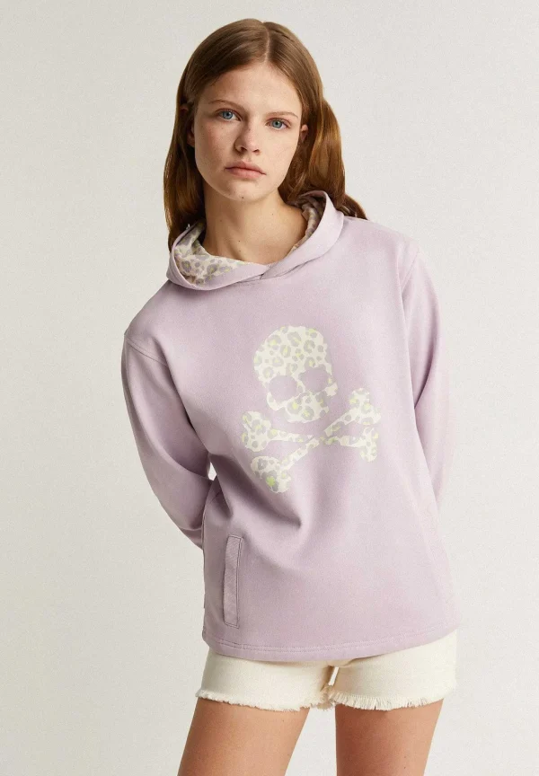 Best Scalpers Sudadera Capucha Calavera Animal Print