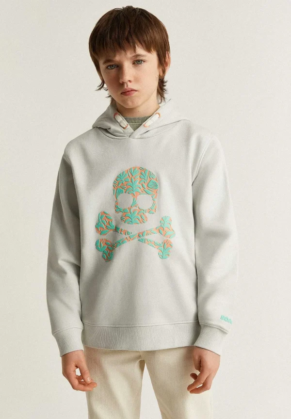Online Scalpers Sudadera Capucha Cordones Decorativos