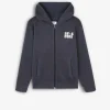 Online Scalpers Sudadera Capucha Cremallera