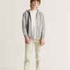 Clearance Scalpers Sudadera Capucha Cremallera