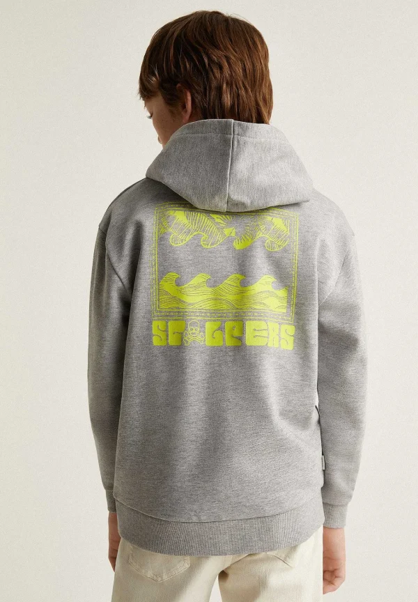 Clearance Scalpers Sudadera Capucha Cremallera