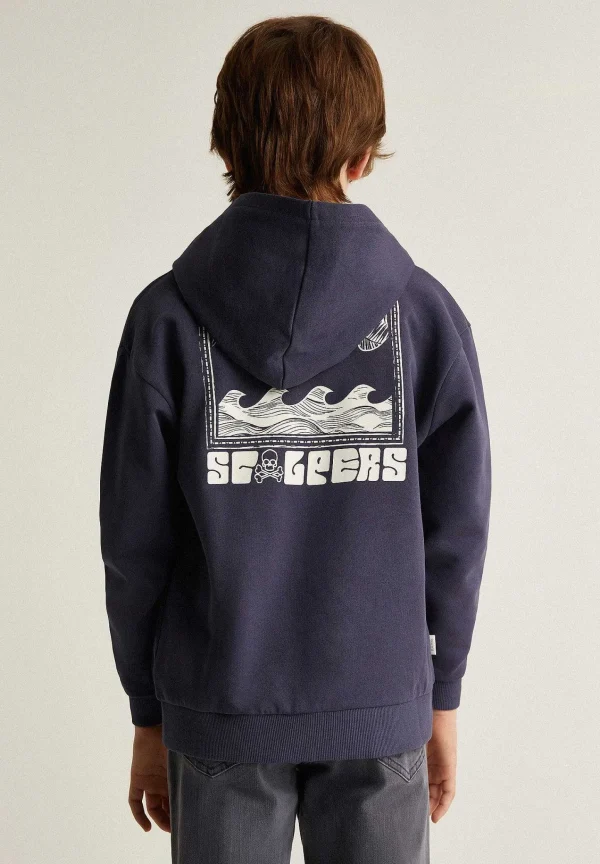 Online Scalpers Sudadera Capucha Cremallera