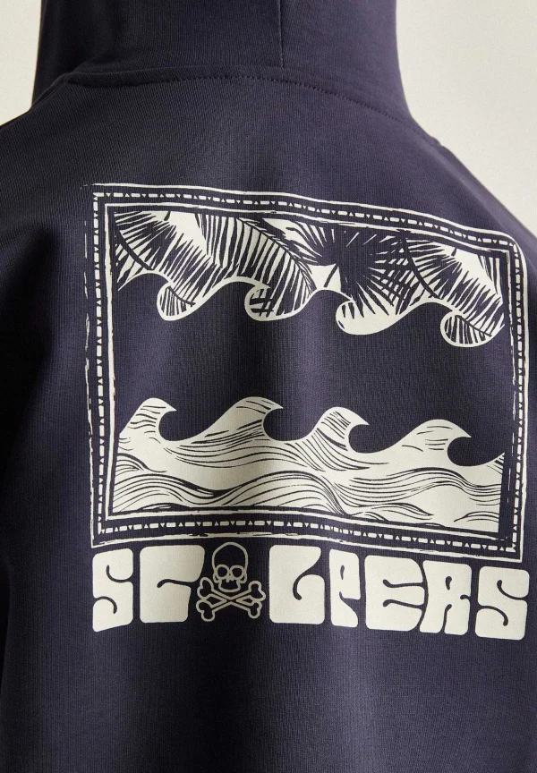 Online Scalpers Sudadera Capucha Cremallera