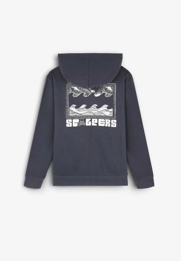 Online Scalpers Sudadera Capucha Cremallera