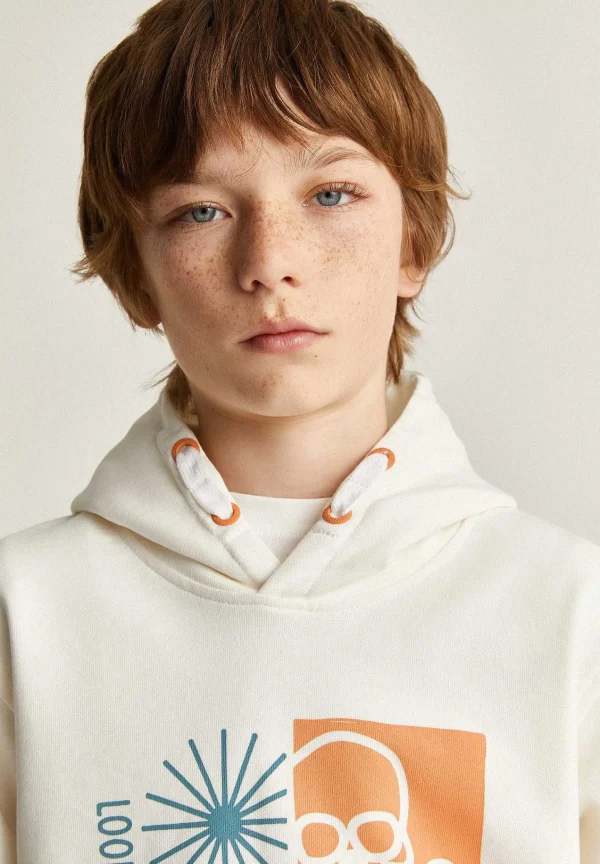 Outlet Scalpers Sudadera Capucha Print Delantero