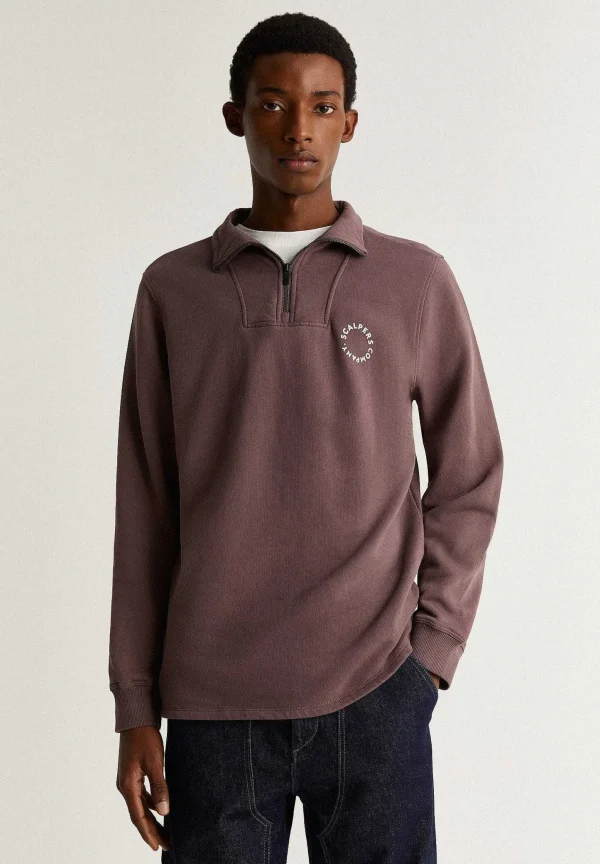 Best Scalpers Sudadera Cremallera Cuello