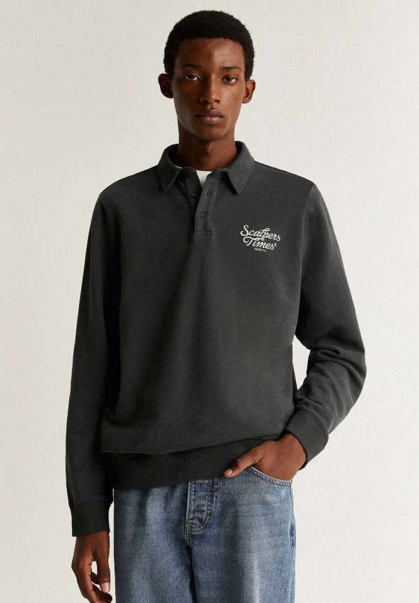 Outlet Scalpers Sudadera Cuello Polo