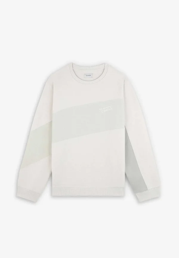 Fashion Scalpers Sudadera Detalle Bloque Contraste