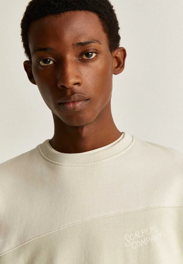 Fashion Scalpers Sudadera Detalle Bloque Contraste