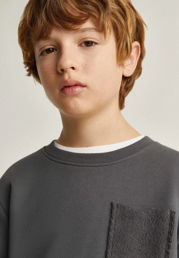 Fashion Scalpers Sudadera Detalle Bolsillo Terry