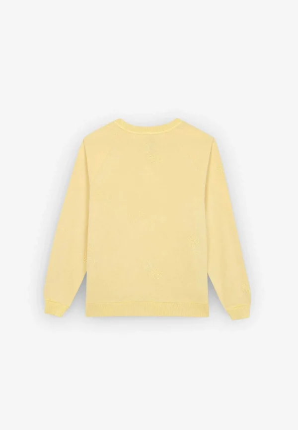 Shop Scalpers Sudadera Detalle Pespuntes Flores