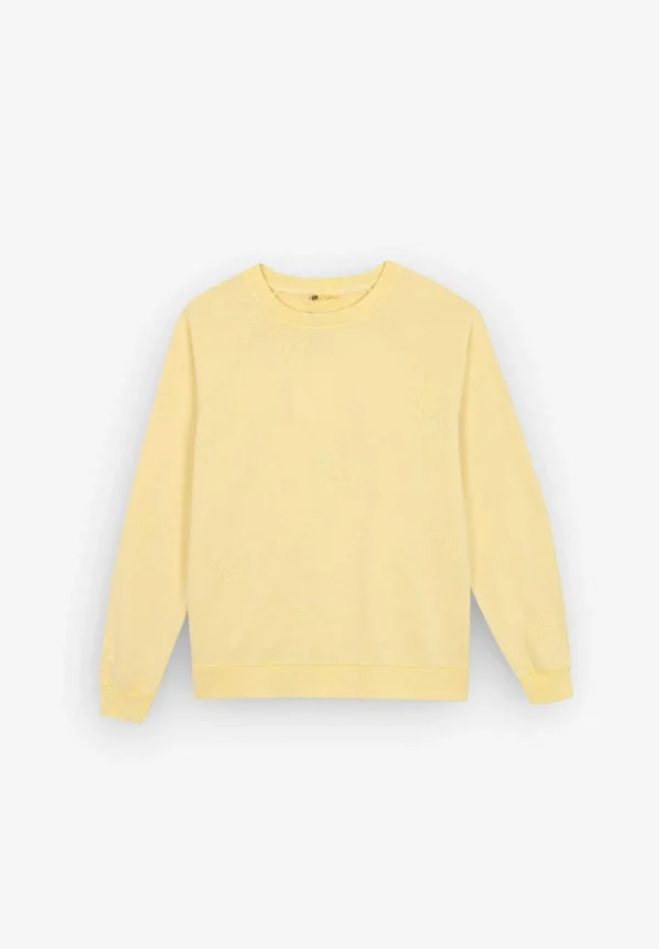 Shop Scalpers Sudadera Detalle Pespuntes Flores