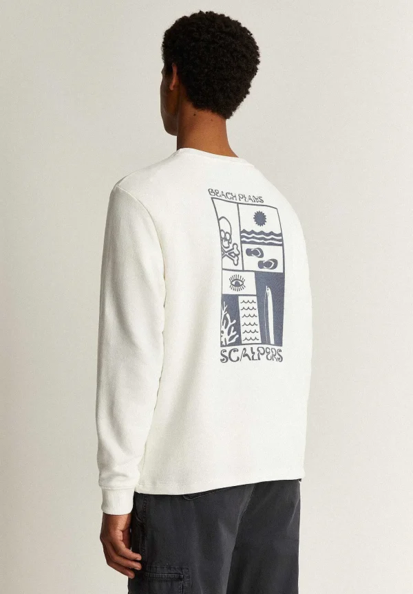New Scalpers Sudadera Print Contraste