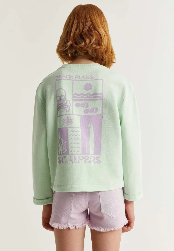 Best Scalpers Sudadera Print Contraste