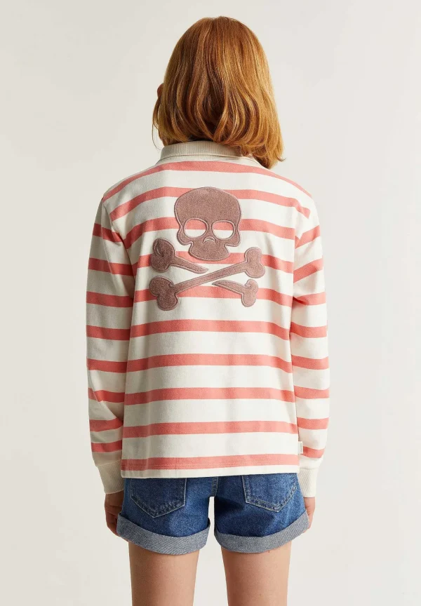 Fashion Scalpers Sudadera Rayas Detalle Cremallera