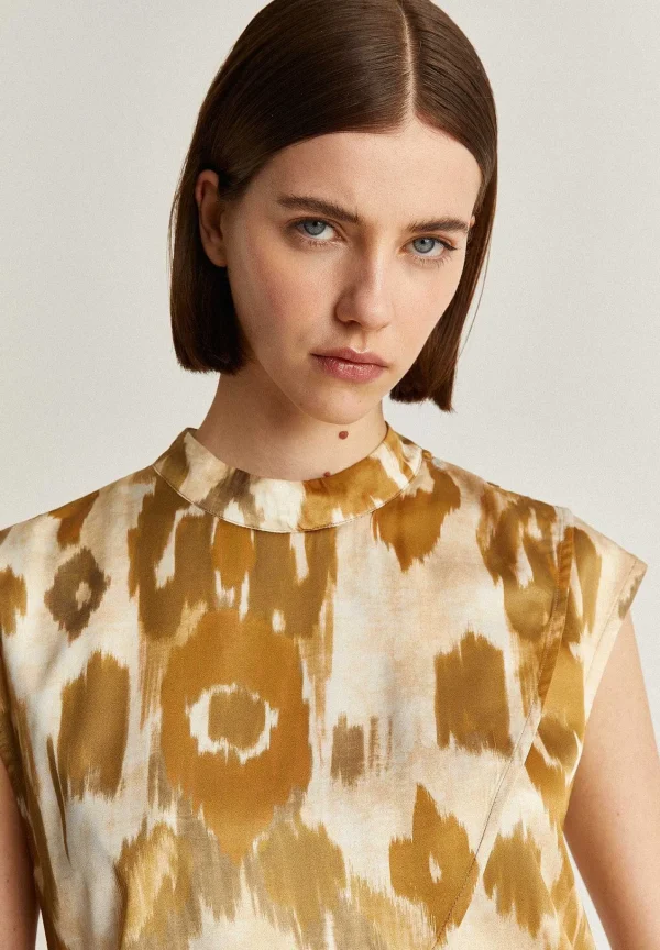 Fashion Scalpers Top Animal Print Cruzado