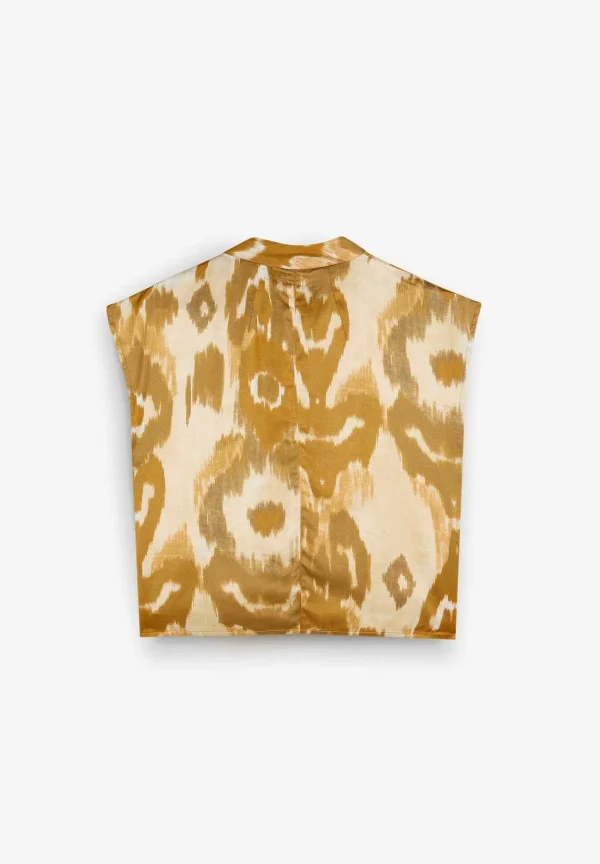 Fashion Scalpers Top Animal Print Cruzado
