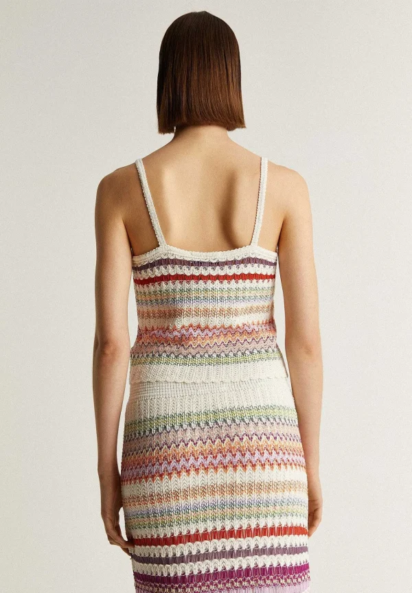 Online Scalpers Top Crochet Multicolor