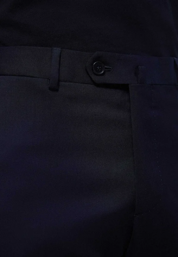 Outlet Scalpers Traje Azul Marino Estructura Bolsillos