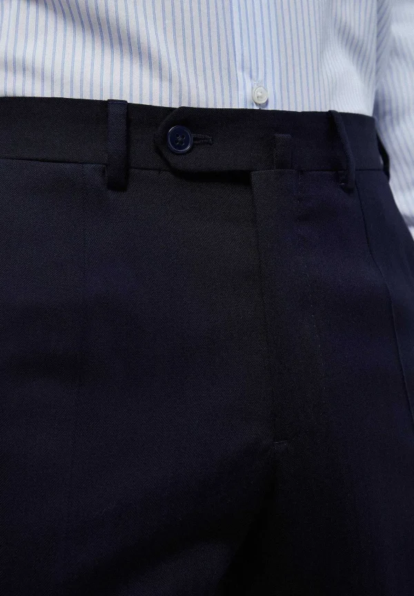 Clearance Scalpers Traje Azul Marino Lana