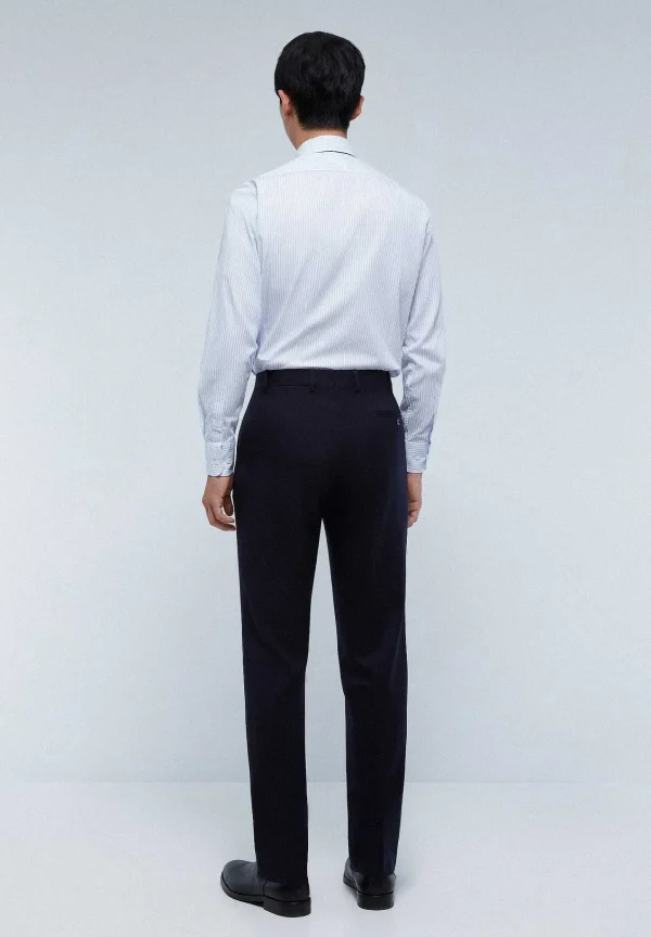 Clearance Scalpers Traje Azul Marino Lana