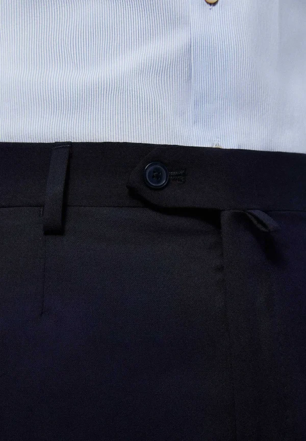 Sale Scalpers Traje Clasico Lana Azul Marino
