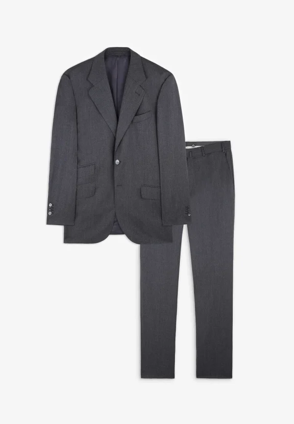 Shop Scalpers Traje Clasico Lana Gris
