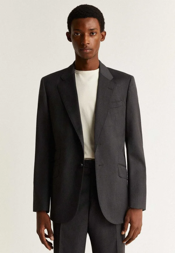 Shop Scalpers Traje Clasico Lana Gris