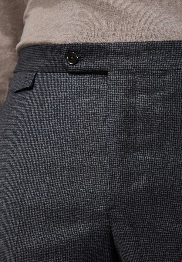 Fashion Scalpers Traje Premium Cuadros Punta De Lanza Gris