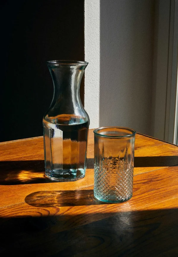 Best Scalpers Vaso Cristal Dibujo Relieve
