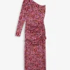 Flash Sale Scalpers Vestido Asimetrico Frunces