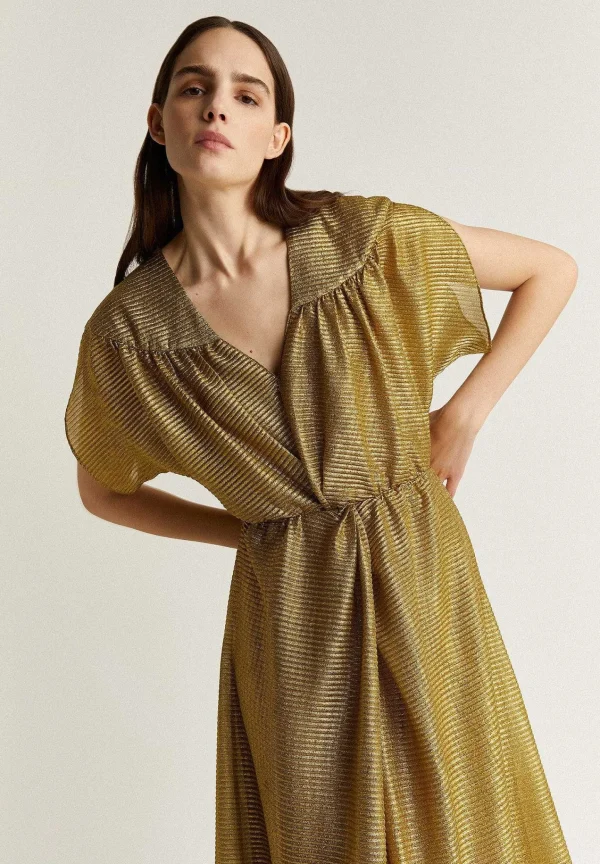 Fashion Scalpers Vestido Lurex Nudo