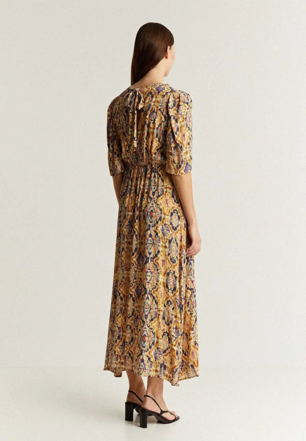 Sale Scalpers Vestido Midi Abertura Espalda