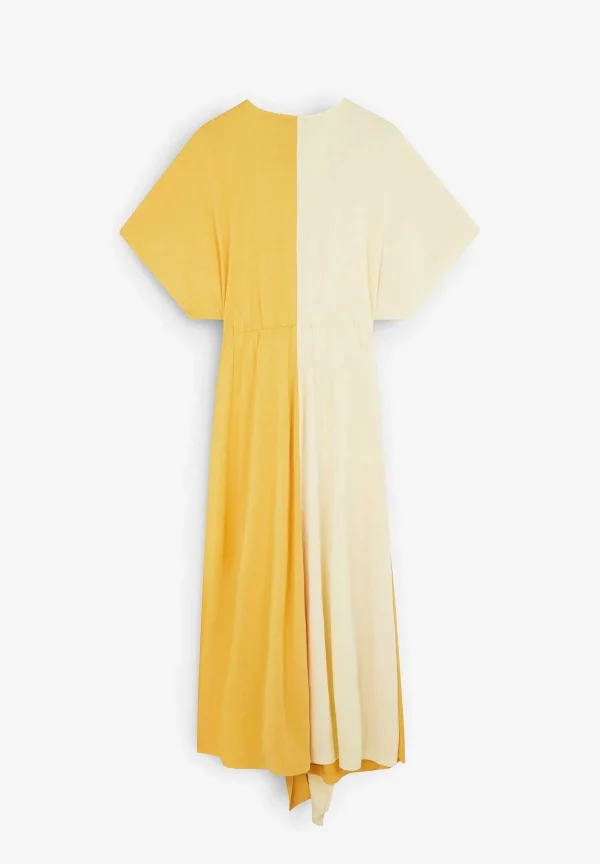 Outlet Scalpers Vestido Midi Cupro Bicolor
