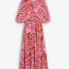 Shop Scalpers Vestido Midi Etnico
