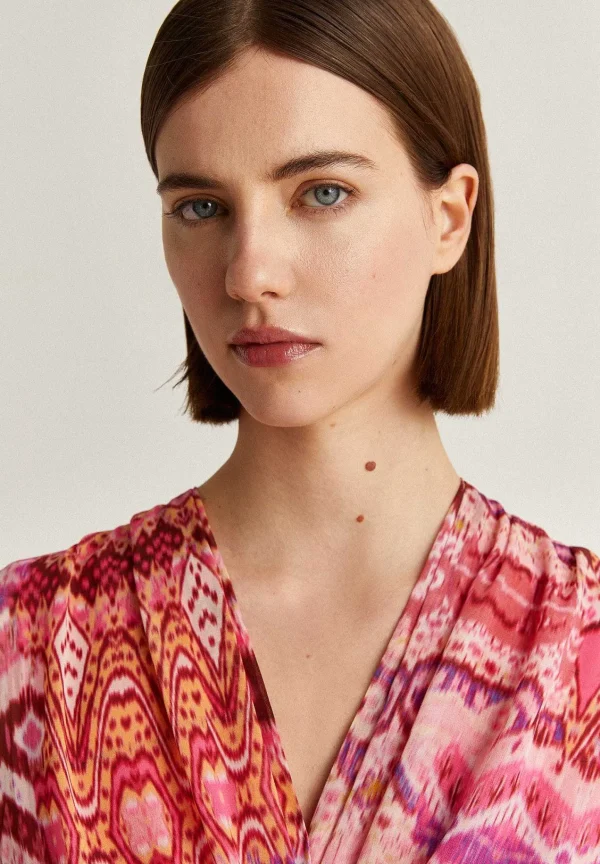 Shop Scalpers Vestido Midi Etnico
