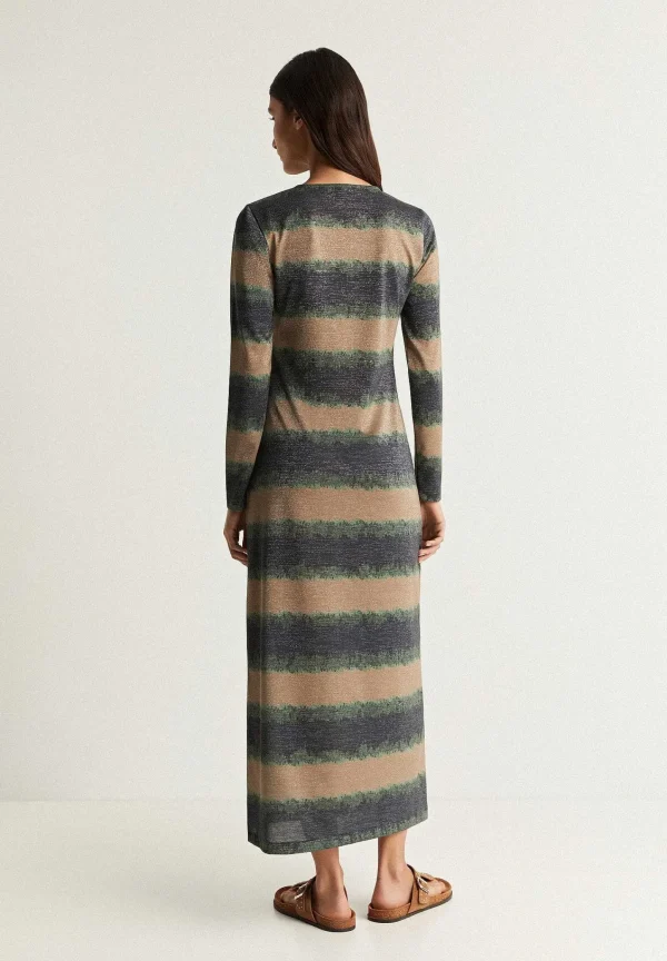 Online Scalpers Vestido Midi Lurex