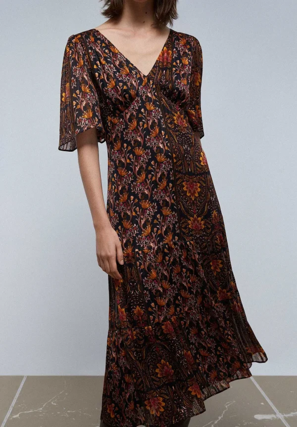 Cheap Scalpers Vestido Midi Lurex Detalle Espalda