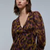 Sale Scalpers Vestido Midi Print