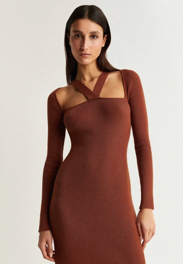 Best Scalpers Vestido Midi Punto Canale