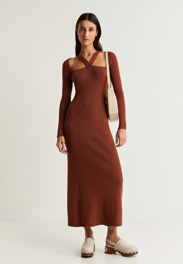 Best Scalpers Vestido Midi Punto Canale